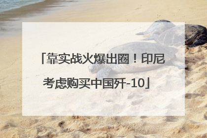 靠实战火爆出圈！印尼考虑购买中国歼-10