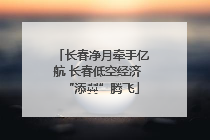 长春净月牵手亿航 长春低空经济“添翼”腾飞