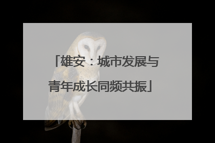 雄安：城市发展与青年成长同频共振