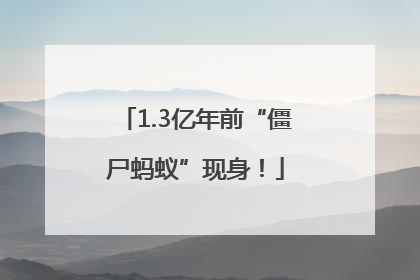 1.3亿年前“僵尸蚂蚁”现身！