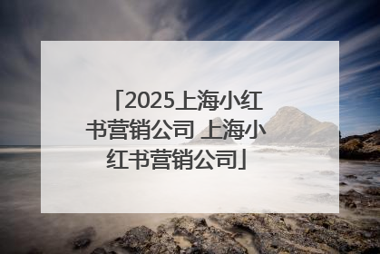 2025上海小红书营销公司 上海小红书营销公司